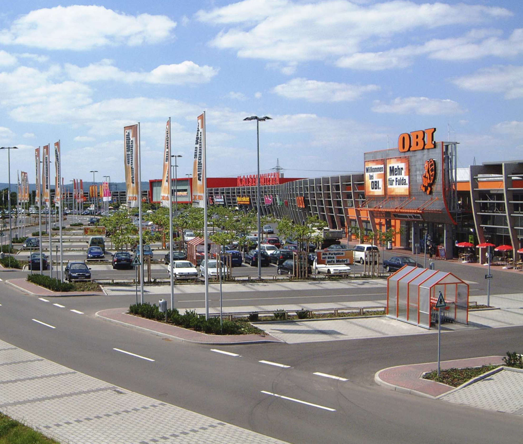 Gewerbepark Kaiserwiesen Fulda, GEO PROTECT®-Referenz zur Vorbehandlung und Abflusssteuerung von Niederschlagswasser.