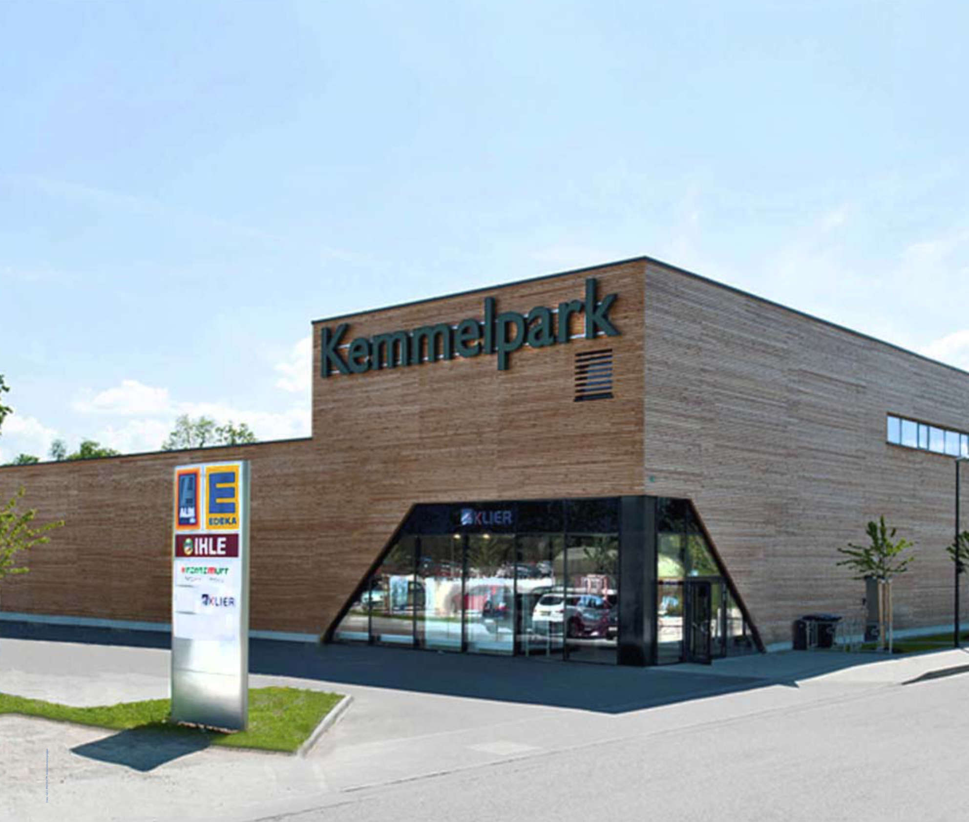 Gebäudeansicht Kemmelpark, Projekt GEO PROTECT®-Referenz zur Versickerung von Niederschlagswasser.