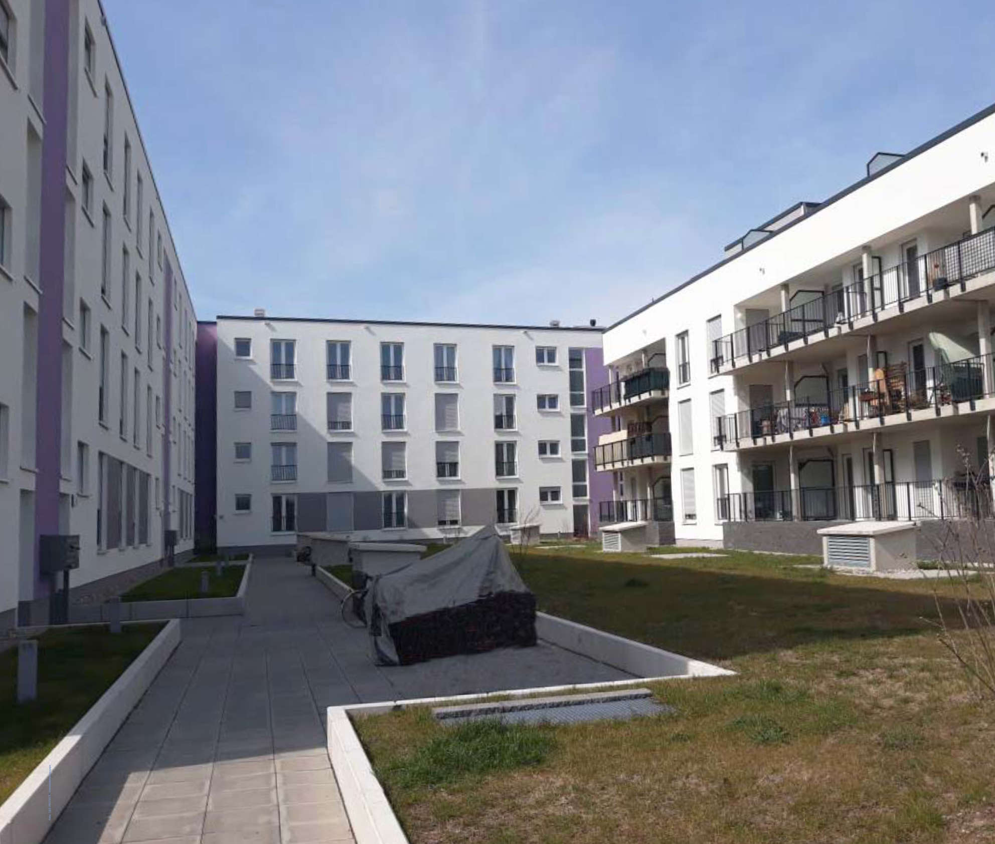 Wohnsiedlung Dahlia, GEO PROTECT®-Referenz zur Nutzung und Versickerung von Niederschlagswasser.